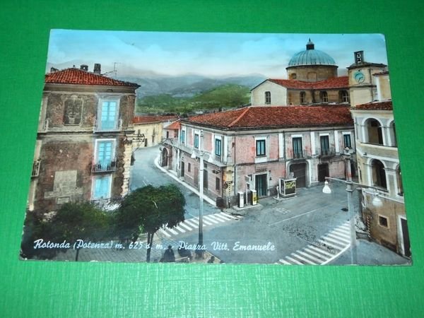 Cartolina Rotonda ( Potenza ) - Piazza Vittorio Emanuele 1967 | Immagine principale