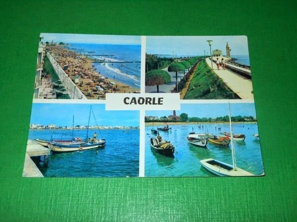 Cartolina Caorle - Vedute diverse 1966
