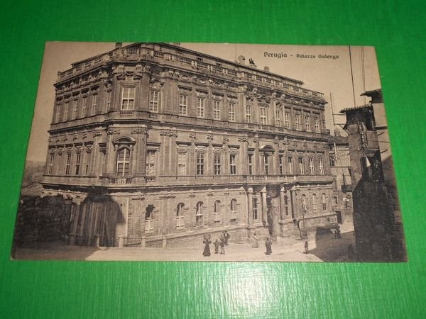 Cartolina Perugia - Palazzo Galenga 1920 ca