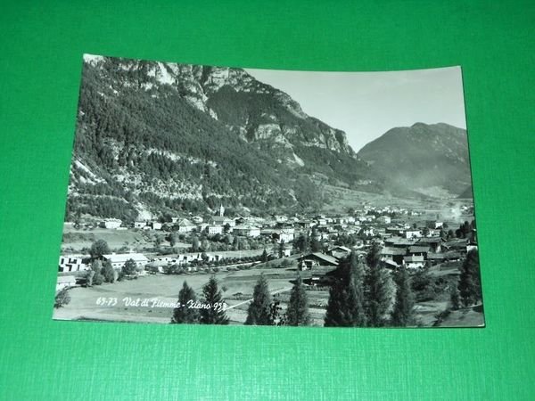 Cartolina Val di Fiemme - Ziano - Panorama 1956