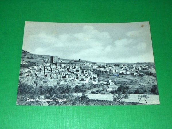 Cartolina Pietramontecorvino ( Foggia ) - Panorama 1957