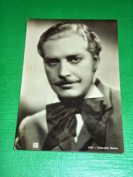 Cartolina Cine Teatro - Attore Claudio Gora 1942