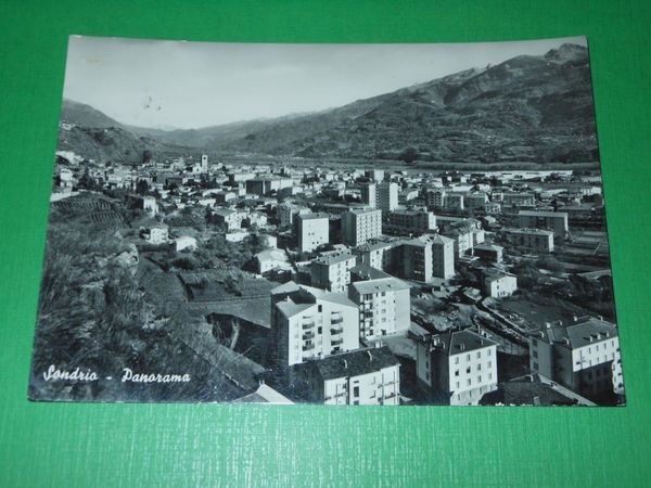 Cartolina Sondrio - Panorama 1958 | Immagine principale