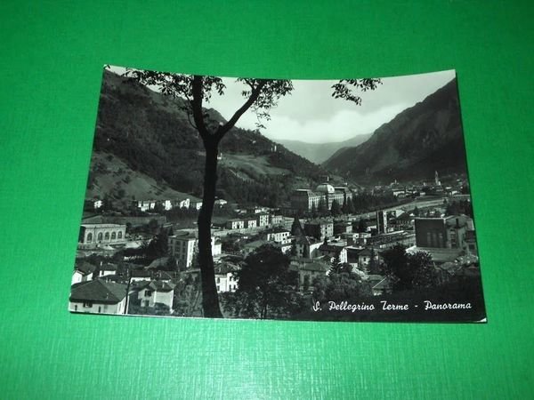 Cartolina S. Pellegrino Terme - Panorama 1955