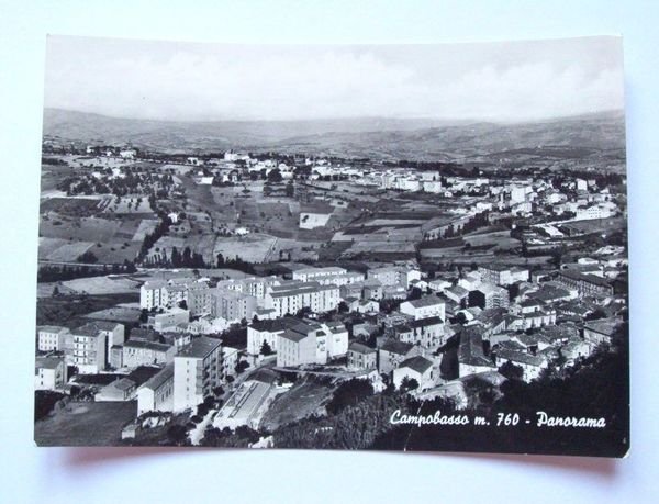 Cartolina Campobasso - Panorama generale 1960 ca