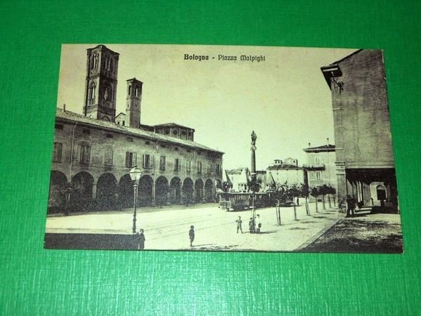 Cartolina Bologna - Piazza Malpighi 1910 ca