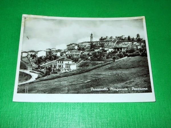 Cartolina Frassinello Monferrato - Panorama 1953