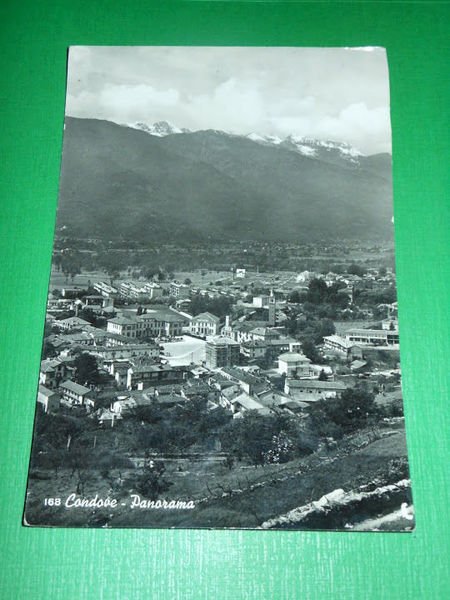 Cartolina Condove - Panorama 1956