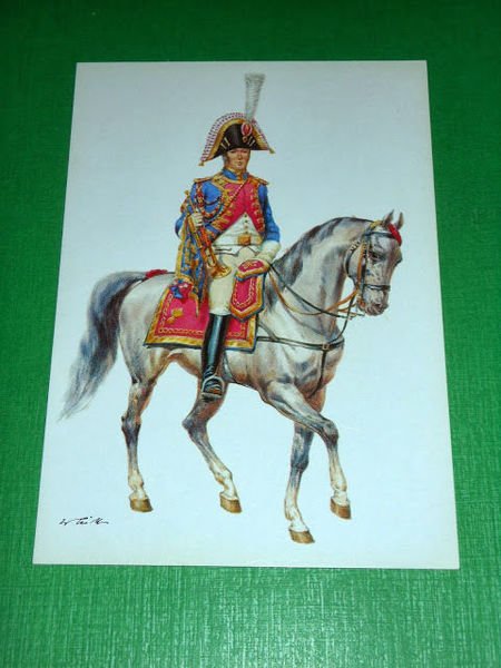 Cartolina Militaria Uniformi - French Empire - Grenadiere zu Pferd | Immagine principale