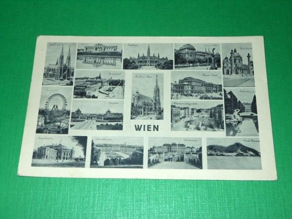 Cartolina Austria - Wien - Vedute diverse 1951