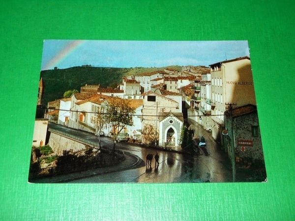 Cartolina Pietracamela ( Teramo ) - Scorcio panoramico 1975 ca