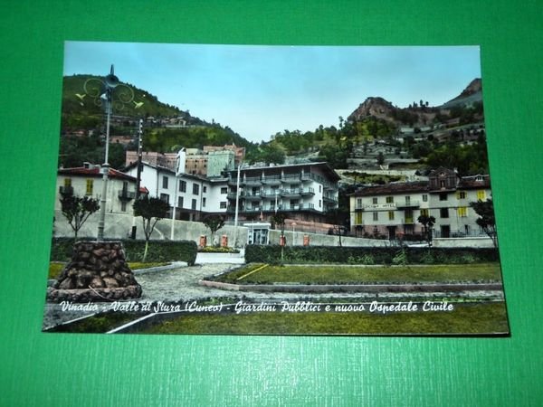 Cartolina Vinadio - Valle di Stura ( Cuneo )- Giardini …