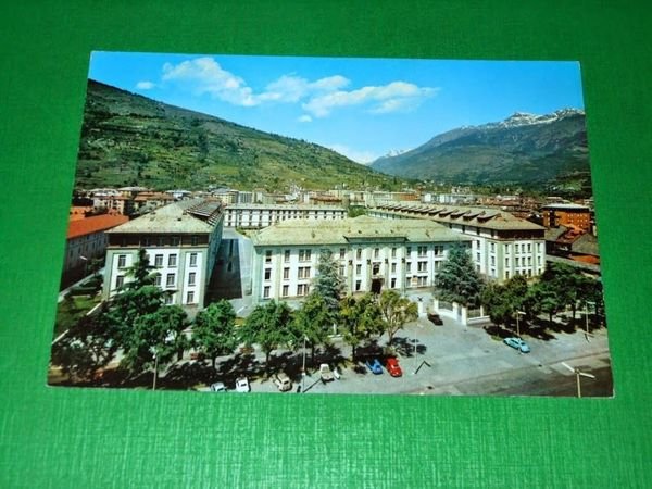 Cartolina Aosta - Casrma Testafochi 1960