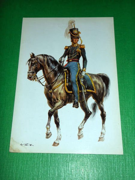 Cartolina Militaria Uniformi Personaggi - America - Dragoner Regiment 1960 …
