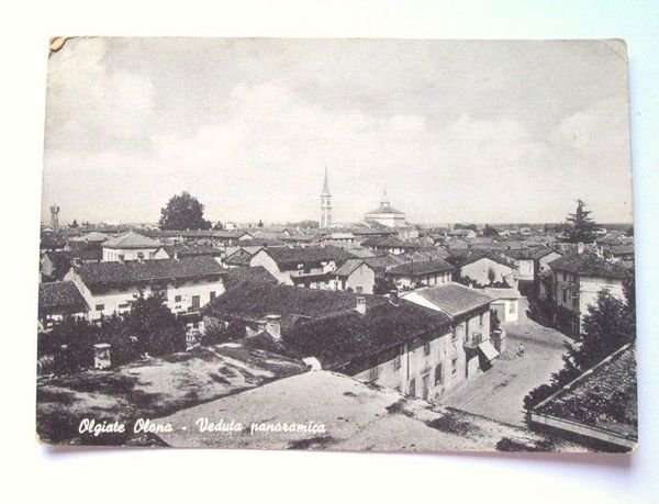 Cartolina Olgiate Olona - Veduta panoramica 1962