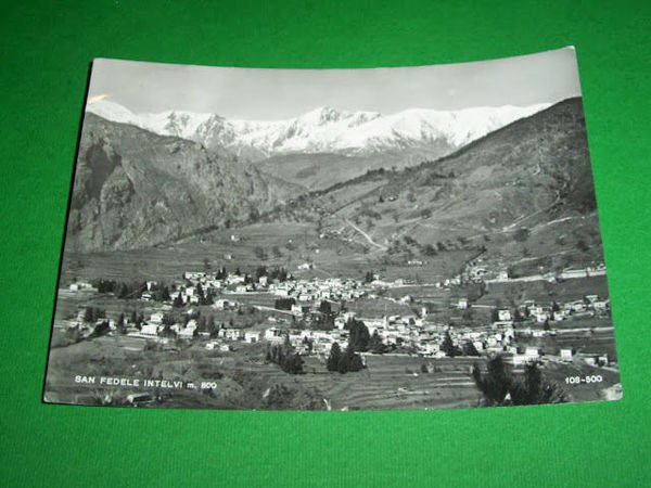 Cartolina San Fedele Intelvi - Panorama generale 1964