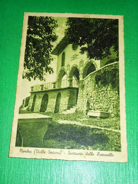 Cartolina Nembro ( Valle Seriana ) - Santuario dello Zuiccarello …