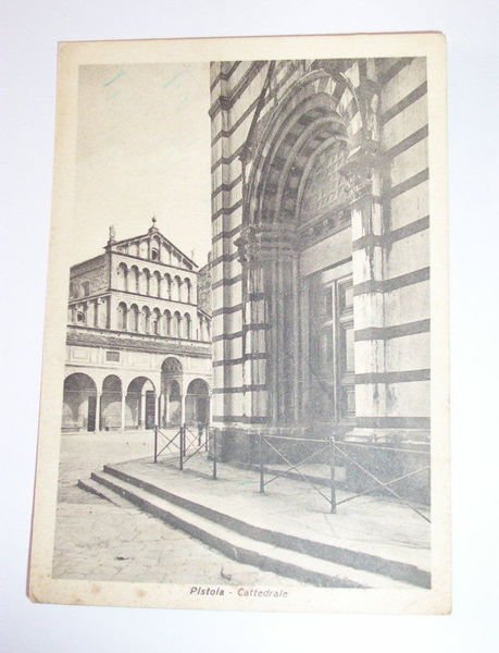 Cartolina Pistoia - Cattedrale 1949