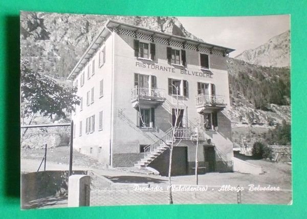Cartolina Sondrio - Premadio (Valdidentro) - Albergo Belvedere