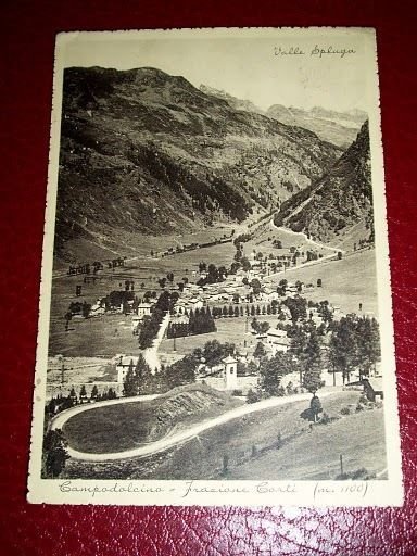 Cartolina Campodolcino - Frazione Corti 1938 | Immagine principale