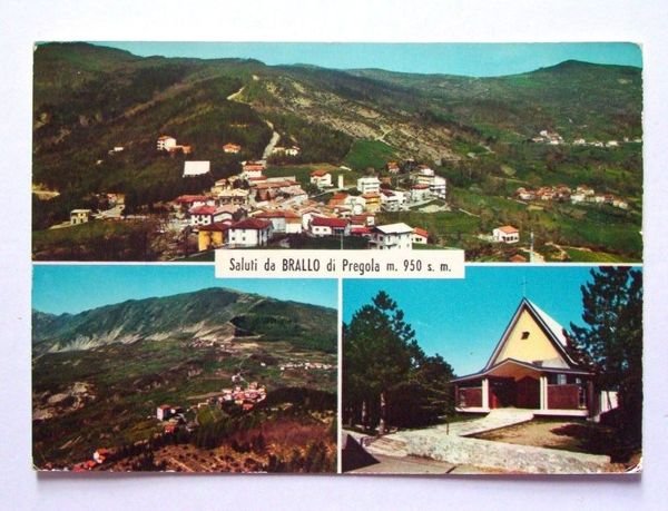 Cartolina Brallo di Pregola ( Pavia ) - Panorama 1972 | Immagine principale