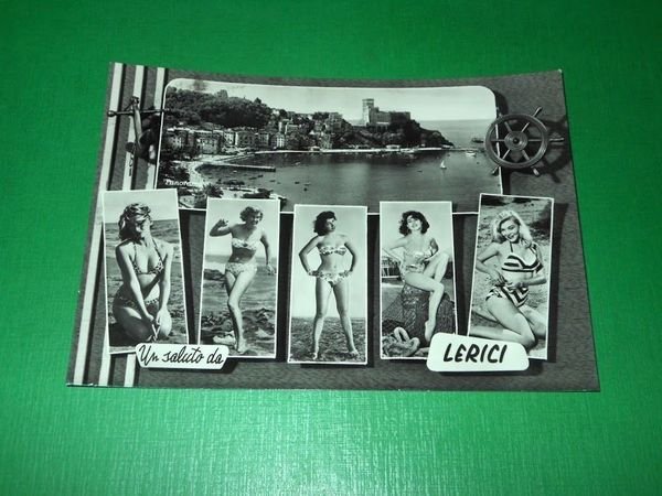 Cartolina Un saluto da Lerici - Vedute diverse 1959