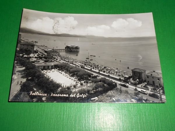 Cartolina Follonica - Panorama del Golfo 1964