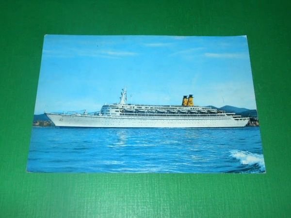 Cartolina Navigazione Navi Crociere - Linea "C" Genova - T/N …