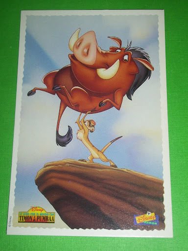 Cartolina Disney - Il Re Leone - Timon e Pumbaa …