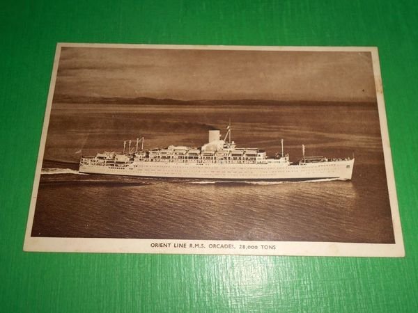 Cartolina Navigazione - Orient Line - R.M.S. Orcades 1935 ca