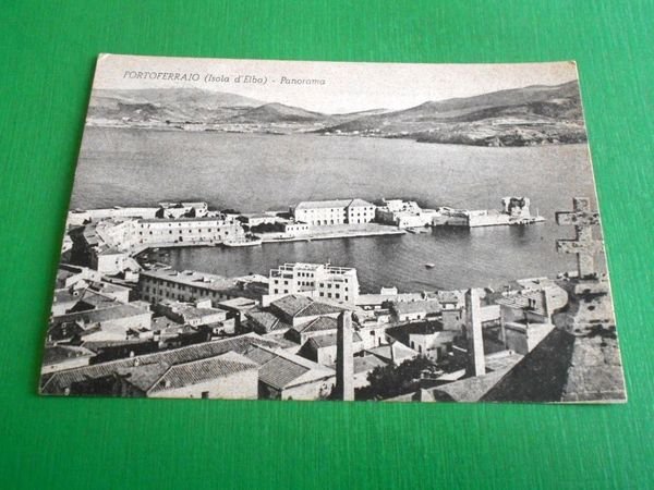 Cartolina Portoferraio ( Isola d' Elba ) - Panorama 1954
