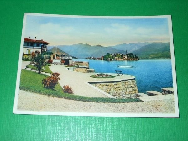 Cartolina Lago Maggiore - Stresa Borromeo 1954