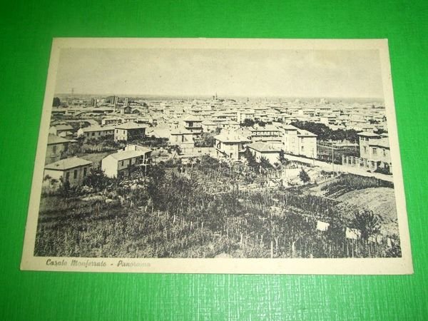 Cartolina Casale Monferrato - Panorama 1940 ca. (b1513)