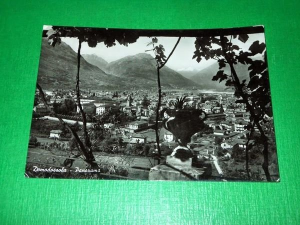 Cartolina Domodossola - Panorama 1952