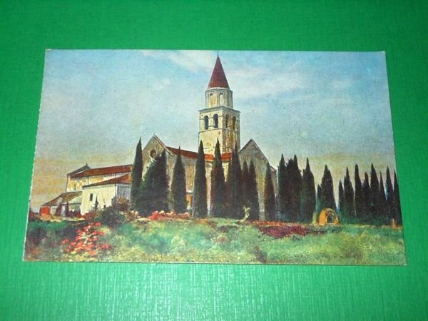 Cartolina Aquileia - La Basilica millenaria 1925 ca