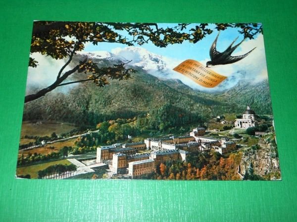 Cartolina Santuario d' Oropa - Veduta generale 1960 ca