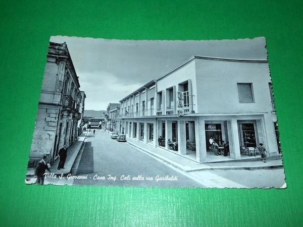 Cartolina Villa San Giovanni - Casa Ing. Calì sulla Via … | Immagine principale