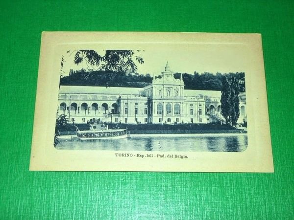 Cartolina Torino -- Esposizione 1911 -- Padiglione del Belgio