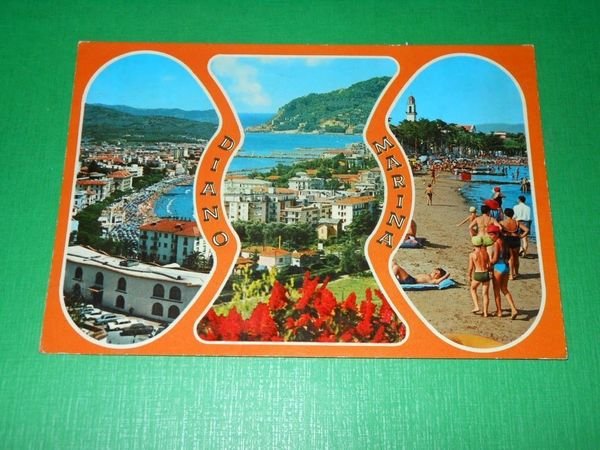Cartolina Diano Marina - Vedute diverse 1979