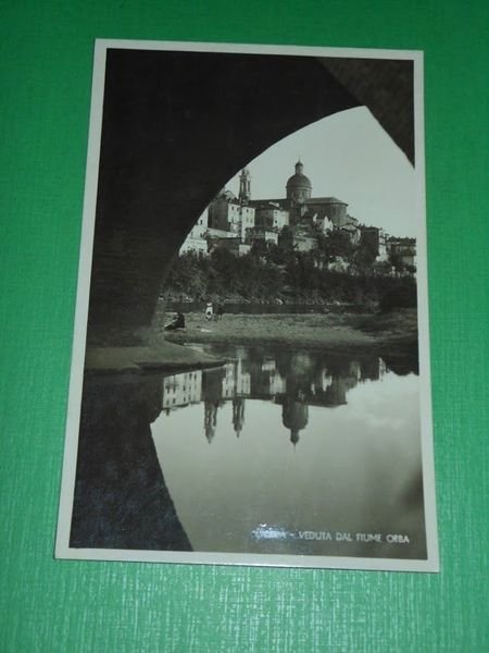 Cartolina Ovada - Veduta dal fiume Orba 1940 ca
