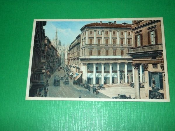 Cartolina Milano - Corso Vittorio Emanuele - 1935 ca