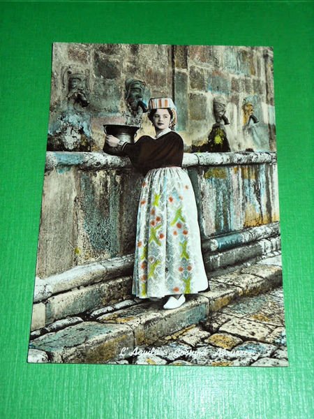 Cartolina L'Aquila - Costumi Abruzzesi 1961