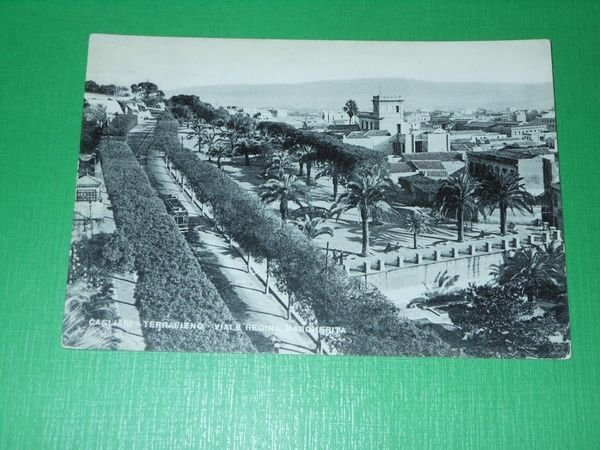Cartolina Cagliari - Viale Regina Margherita 1950 ca