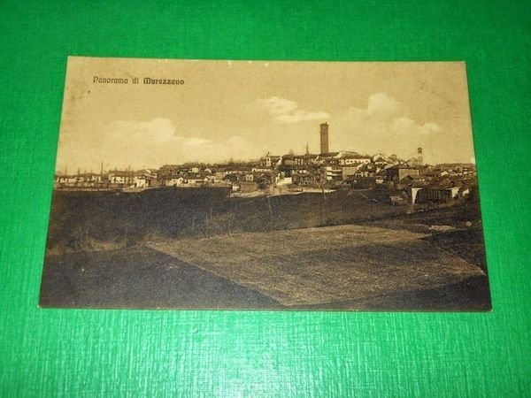 Cartolina Murazzano ( Cuneo ) - Panorama 1916