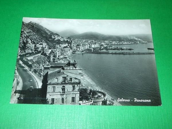 Cartolina Salerno - Panorama 1959