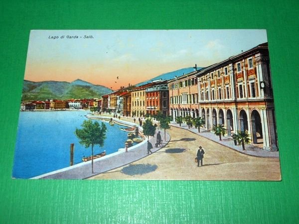 Cartolina Lago di Garda - Salò 1934