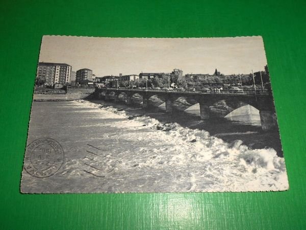 Cartolina Alessandria - Ponte sul Tanaro 1962