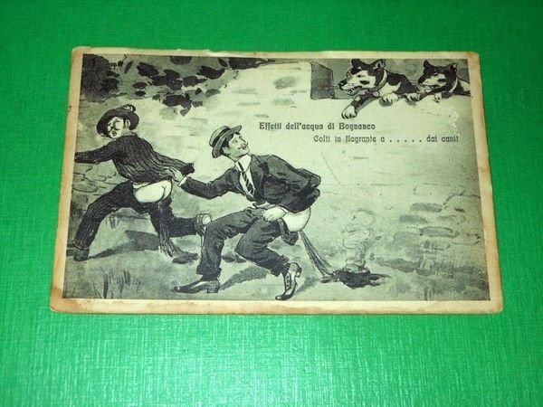 Cartolina Pubblicità Terme di Bognanco - Effetti dell' acqua 1916