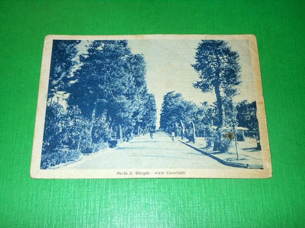 Cartolina Porto S. Giorgio - Viale Cavallotti 1950
