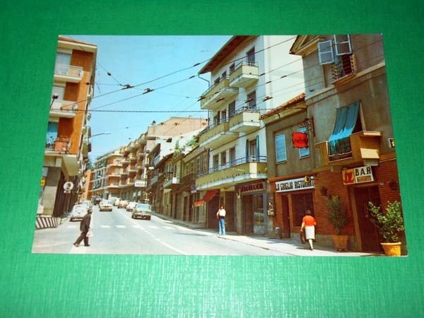 Cartolina Pino Torinese - Via Roma 1975